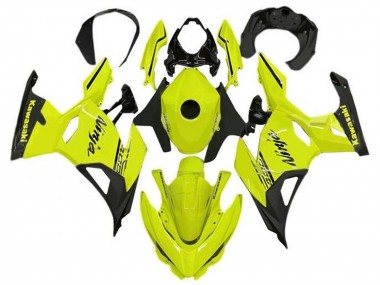 2018-2024 Kawasaki Ninja 400 Motorcycle Fairings - Neon Yellow Black Canada
