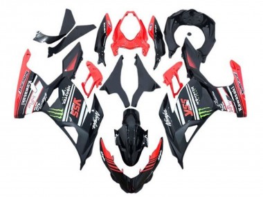 2018-2024 Kawasaki Ninja 400 Motorcycle Fairings - Red Black Green Monster Canada