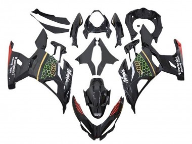 2018-2024 Kawasaki Ninja 400 Motorcycle Fairings - Black Green Red Yellow Honeycomb Canada
