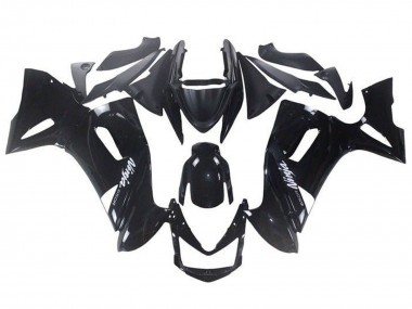 2006-2008 Kawasaki Ninja 650 EX650 Motorcycle Fairings - Glossy Black White Ninja 650R Canada