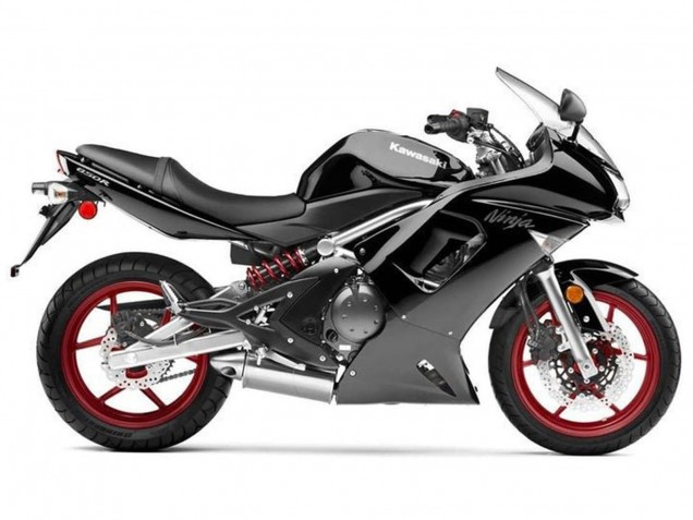 2006-2008 Kawasaki Ninja 650 EX650 Motorcycle Fairings - Glossy Black Matte Black Canada