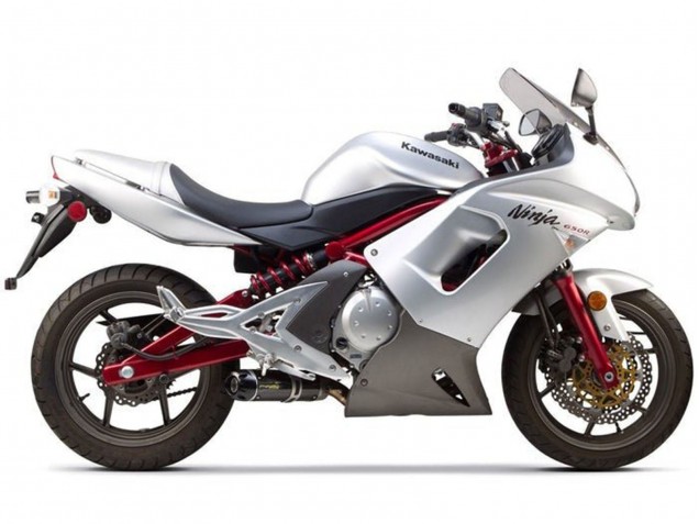 2006-2008 Kawasaki Ninja 650 EX650 Motorcycle Fairings - Silver Black Red Canada