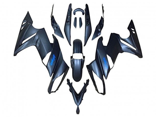 2009-2011 Kawasaki Ninja 650 EX650 Motorcycle Fairings - Matte Black Blue Canada