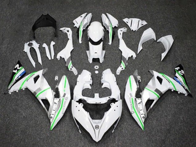 2017-2019 Kawasaki Ninja 650 EX650 Motorcycle Fairings - White Silver Green Blue Canada