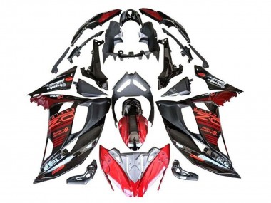 2017-2019 Kawasaki Ninja 650 EX650 Motorcycle Fairings - Red Black Silver Canada