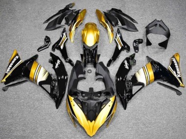 2017-2019 Kawasaki Ninja 650 EX650 Motorcycle Fairings - Gold Black White Canada