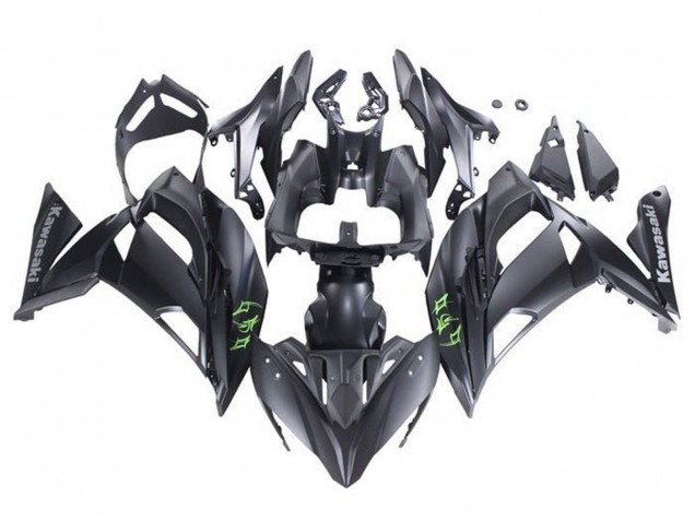 2020-2024 Kawasaki Ninja 650 EX650 Motorcycle Fairings - Matte Black Green Canada