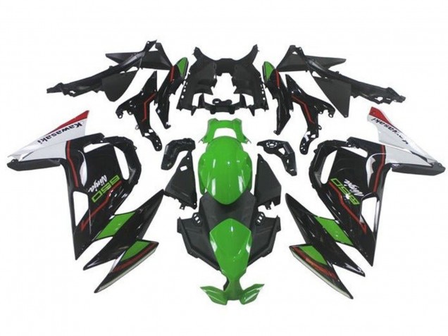2020-2024 Kawasaki Ninja 650 EX650 Motorcycle Fairings - Green Black White Red Canada