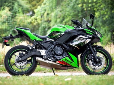 2020-2024 Kawasaki Ninja 650 EX650 Motorcycle Fairings - Green Black Red Honeycomb Canada