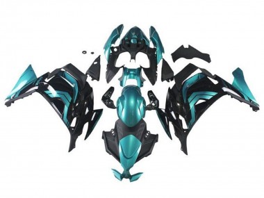 2020-2024 Kawasaki Ninja 650 EX650 Motorcycle Fairings - Teal Blue Black Canada