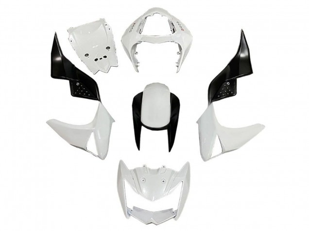 2007-2009 Kawasaki Z1000 Motorcycle Fairings - White Black Canada