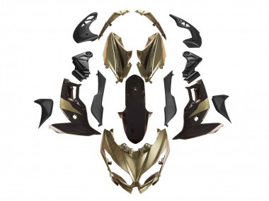 2015-2021 Kawasaki Versys 650 Motorcycle Fairings - Gold Black Canada