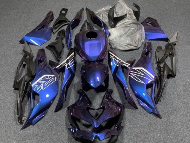 2019-2025 Kawasaki ZX25R ZX-25R Motorcycle Fairings - Purple Blue Gradient Canada
