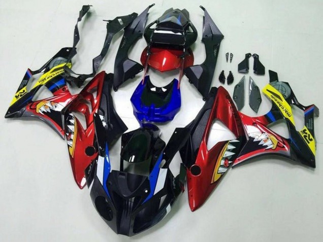 2009-2014 BMW S1000RR Motorcycle Fairings - Red Blue Yellow Black Shark Canada