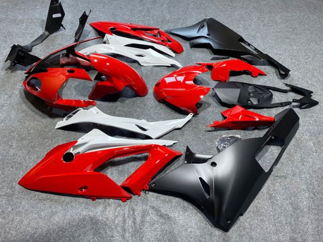 2009-2014 BMW S1000RR Motorcycle Fairings - Red White Matte Black Canada