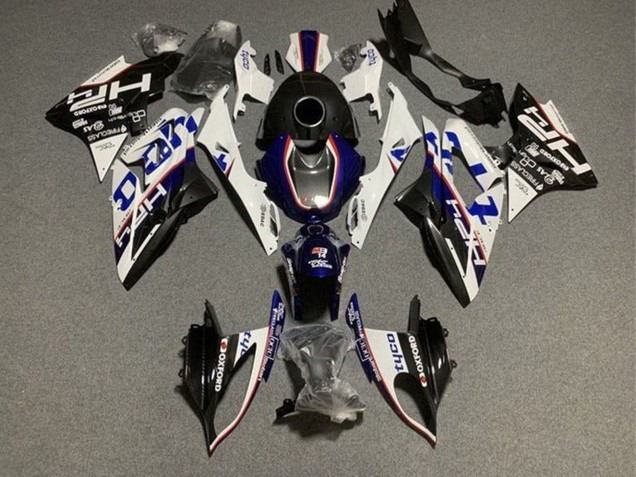 2015-2016 BMW S1000RR Motorcycle Fairings - White Blue Black Tyco Canada
