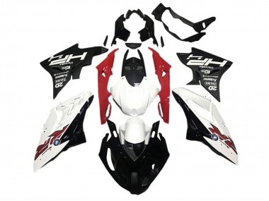 2015-2016 BMW S1000RR Motorcycle Fairings - White Red Black HP RR Canada