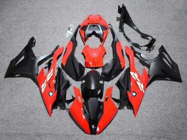 2019-2022 BMW S1000RR Motorcycle Fairing - Red White Matte Black Canada