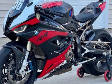 2019-2022 BMW S1000RR Motorcycle Fairings - Red Black White Canada