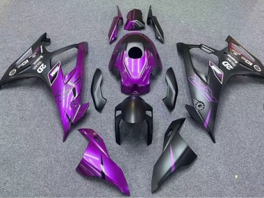 2019-2022 BMW S1000RR Motorcycle Fairings - Matte Black Purple Canada
