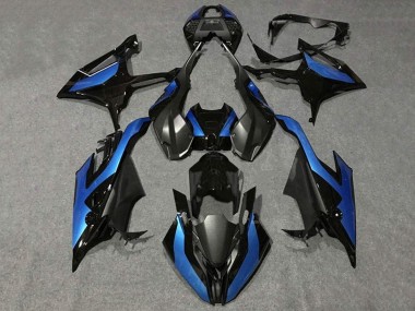 2019-2022 BMW S1000RR Motorcycle Fairings - Black Metallic Blue Canada
