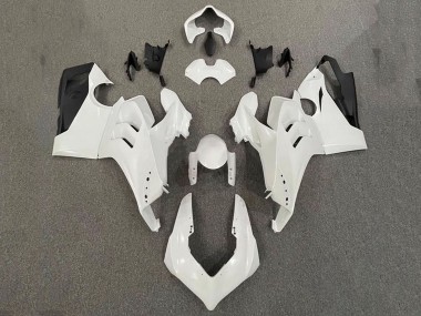 2020-2021 Ducati Panigale V4 V4S Motorcycle Fairings - Pearl White Glossy Black Canada