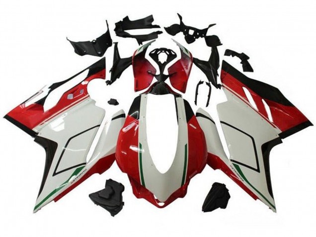 2015-2020 Ducati 959/1299 Motorcycle Fairings - White Red Green Glossy Black Canada
