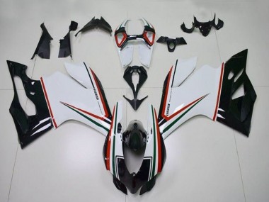 2011-2014 Ducati Panigale 1199 Motorcycle Fairings - White Red Green Glossy Black Canada