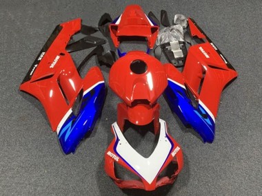 2004-2005 Honda CBR1000RR Motorcycle Fairings - White Red Blue Motul Canada