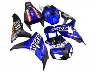 2006-2007 Honda CBR1000RR Motorcycle Fairings - Blue White Red Matte Black Repsol Canada