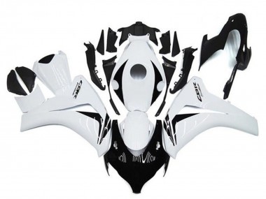 2008-2011 Honda CBR1000RR Motorcycle Fairings - White Glossy Black Canada