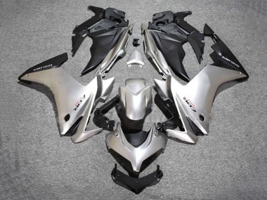 2013-2015 Honda CBR500R Motorcycle Fairings - Silver Matte Black Canada