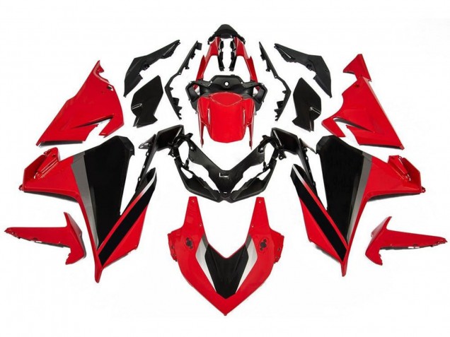 2019-2021 Honda CBR500R Motorcycle Fairings - Red Grey Black Canada
