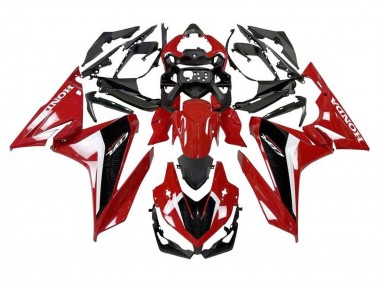2019-2021 Honda CBR500R Motorcycle Fairing - Red White Black Canada