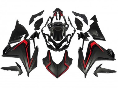 2019-2021 Honda CBR500R Motorcycle Fairings - Matte Black Red Canada