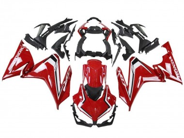 2019-2021 Honda CBR500R Motorcycle Fairings - Red White Black Canada