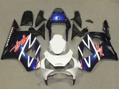2002-2003 Honda CBR900RR 954 Motorcycle Fairings - Blue White Glossy Black Canada