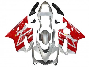 2001-2003 Honda CBR600 F4i Motorcycle Fairings - Silver Red Canada