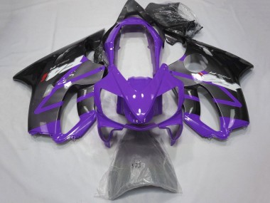 2004-2007 Honda CBR600 F4i Motorcycle Fairings - Purple Grey Glossy Black Canada