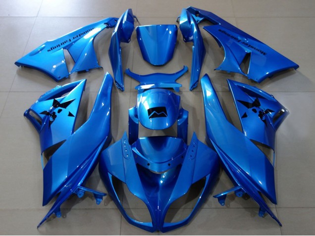 2007-2008 Kawasaki ZX6R Motorcycle Fairings - Metallic Blue Canada
