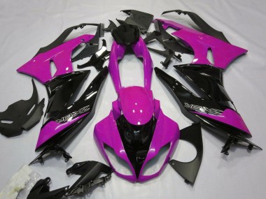 2007-2008 Kawasaki ZX6R Motorcycle Fairings - Pink Black Canada