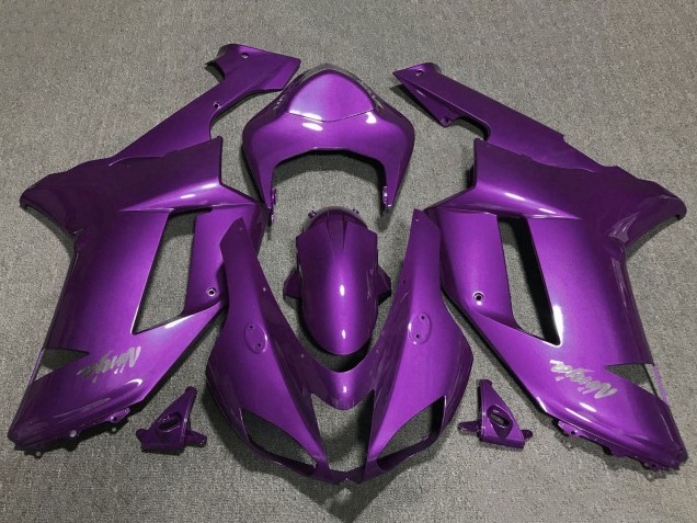 2007-2008 Kawasaki ZX6R Motorcycle Fairings - Purple Canada