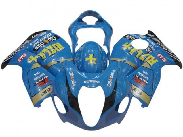 1996-2007 Suzuki GSXR1000 Motorcycle Fairings - Blue Gold Black Rizla Canada