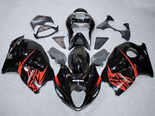 1996-2007 Suzuki GSXR1000 Motorcycle Fairings - Glossy Black Red Canada