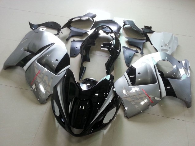 1996-2007 Suzuki GSXR1000 Motorcycle Fairings - Glossy Black Silver Chrome Canada