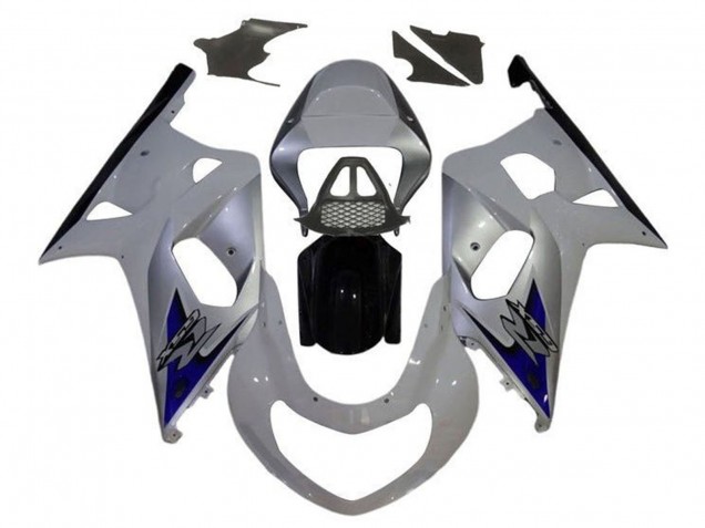 2000-2002 Suzuki GSXR1000 Motorcycle Fairings - White Silver Blue Black Canada