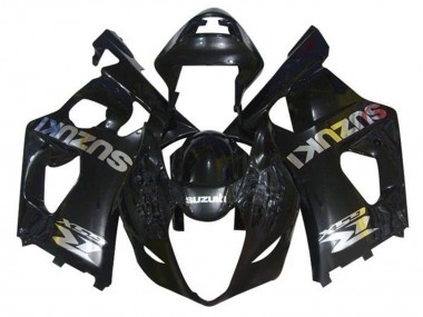 2003-2004 Suzuki GSXR 1000 Motorcycle Fairings - Glossy Black Chrome Canada