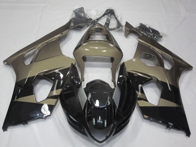2003-2004 Suzuki GSXR 1000 Motorcycle Fairings - Glossy Black Taupe Brown Canada
