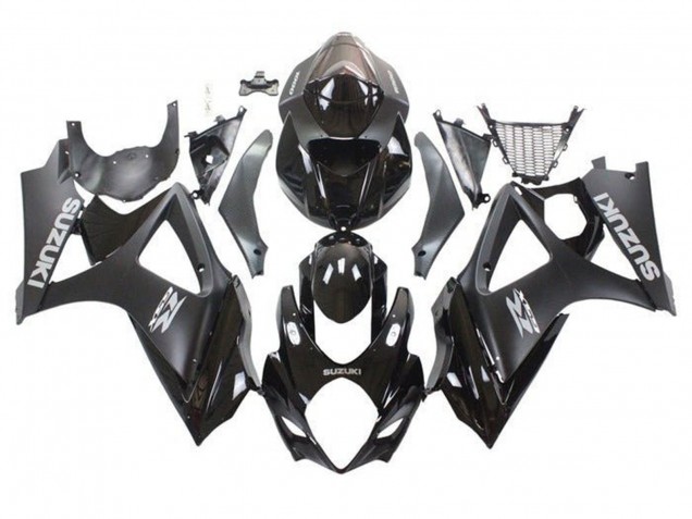 2005-2006 Suzuki GSXR 1000 Motorcycle Fairing Kits - Glossy Black Matte Black Canada