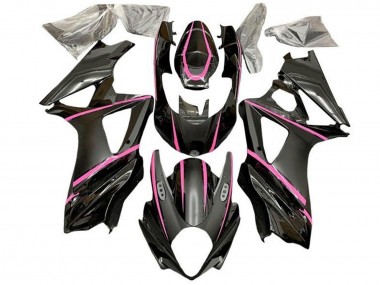 2005-2006 Suzuki GSXR 1000 Motorcycle Fairings - Glossy Black Matte Black Pink Canada